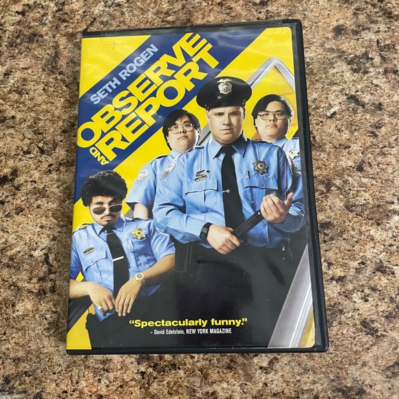 Observe and Report Seth Rogen DVD Comedy Film Movie 2009 Rated R Warner Bros - Picture 1 of 4